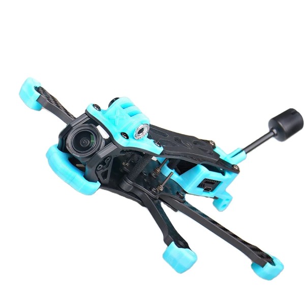 Vendite calde MEGA Foxeer 3.5 "166mm/4" 192mm DC telaio T700 carbonio con rivestimento setoso per O3/analogico/Vista/HDzero / Walksnail